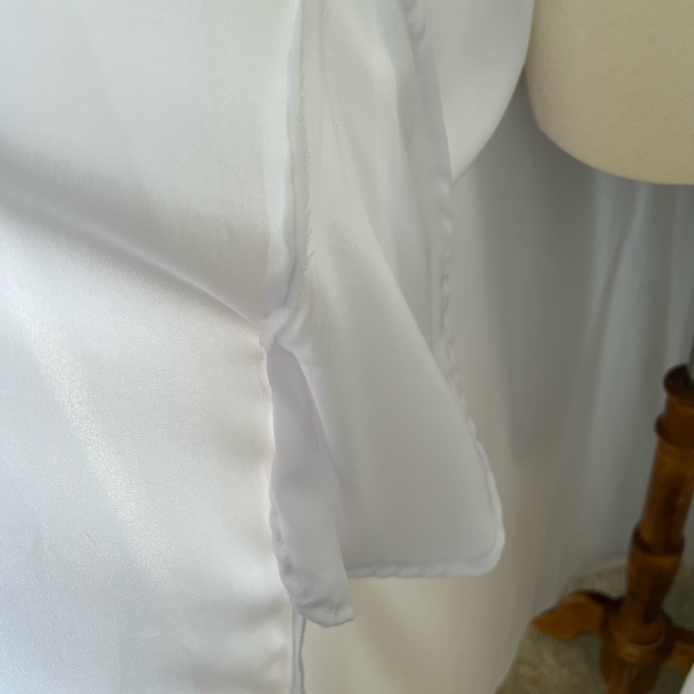 Jennafer Grace Ivory Sheer Kimono - Picture 4 of 14